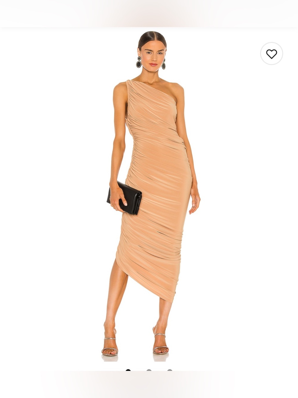 Norma Kamali x Revolve Diana Gown in Nude